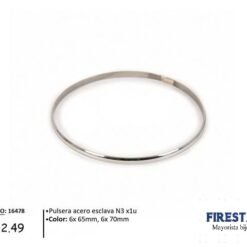PULSERA ACERO ESCLAVA N3 16478-