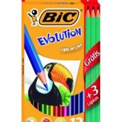 LAPIZ X12 LARGO BIC KIDS CONTE COLOR