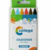 CRAYONES X6 COLLEGE COLORES SURT