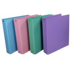 CARPETAS PLASTICAS TONAL C/ PASTEL 3X40 2025