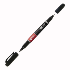 MARCADOR PERMANENTE DOBLE PUNTA 042