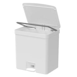 CESTO RESIDUOS 20L RECT.PEDAL TRIUM BLANCO