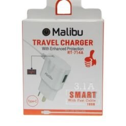 CARGADOR MALIBU TIPO C SMART 3.1 A RT-714A-C-