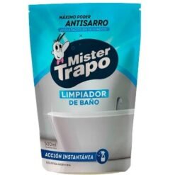 LIMPIADOR P/BAÑO LIQ.500C DOY PACK MISTER TRAPO 45873
