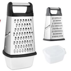 RALLADOR AC.INOX 4C C/CONTENEDOR PLAST.HUDSON 21689