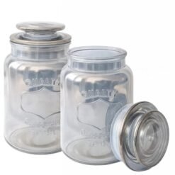 FRASCO TAPA VIDRIO GRIS CENIZA 1,1LT GLANZ 85058