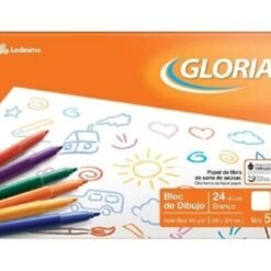 BLOCK DE DIBUJO N5 GLORIA X24 HJ BLANCO 68877