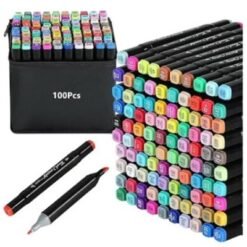 MARCADOR DOBLE PUNTA C/ ESTUCHE X100