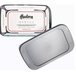 FUENTE VID.RECT.P/HORNO 34x29C C/TAPA HUDSON 31796