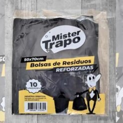 BOLSAS RESIDUOS REFORZADAS 50X70C X10 MISTER TRAPO 72745