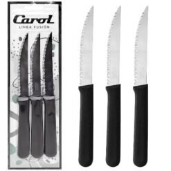CUCHILLO M.CAROL X3 M/NEGRO 31119