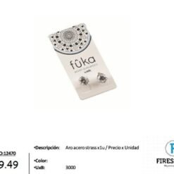 AROS ACERO STRASS 12470-