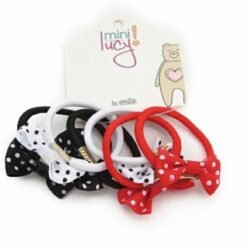 SET GOMITAS MOÑO LUNARES 13744