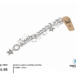 PULSERA CADENAS MULTIDIJE ESTRELLAS 14815