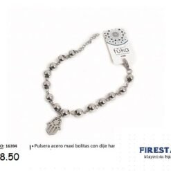 PULSERA ACERO MAXI BOLITA 16394-