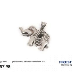 DIJE ACERO ELEFANTE C/ RELIEVE 16402-
