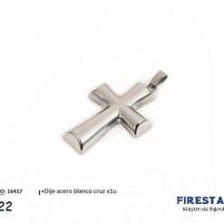 DIJE ACERO BLANCO CRUZ 16417-