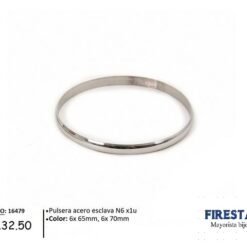 PULSERA ACERO ESCLAVA N6 16479