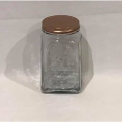 FRASCO VIDRIO TAPA COLOR COBRE 61179S