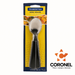 CUCHARA M.NEW COLOR NEGRO X3 23163/300  66489
