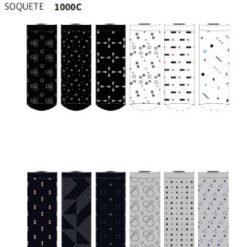 SOQUETE HOMBRE ESTAMPADO CLASICO 100C