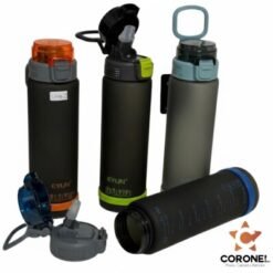 BOTELLA PLASTICA 800 ML CON TAPA